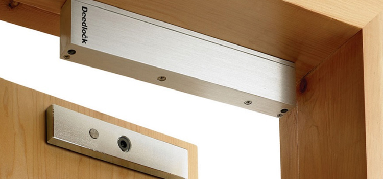 Magnetic lock installation La Puente